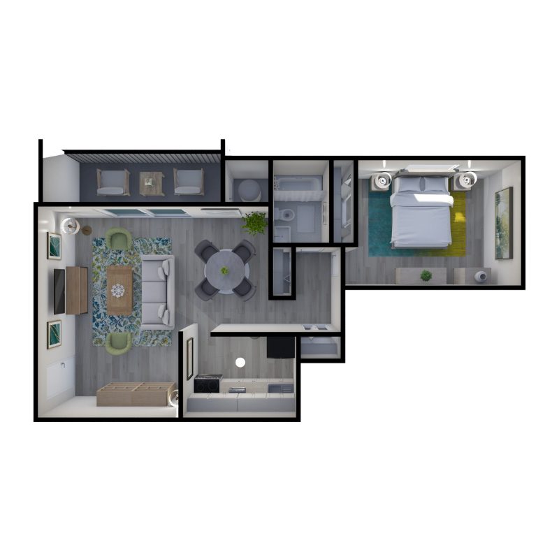 1x1 712 SF