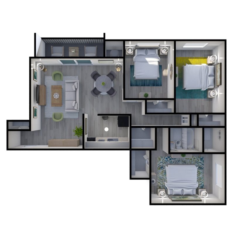 3X1 1169 SF